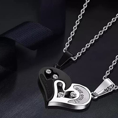 m a enterprises F 20_blk dil_143 Rhodium Stone Pendant Set