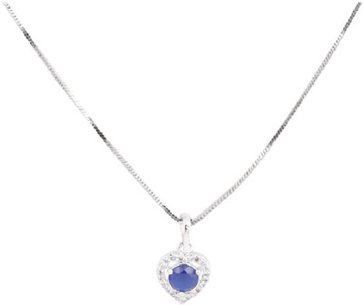 Pujvi Blue Heart pendant Alloy Pendant