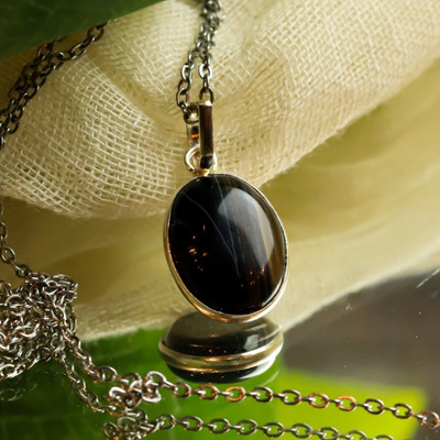 Hwerkk 958 Silver Alloy, Silver Locket Set