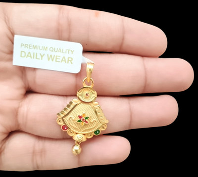DIVS FASHION Trendy new pendant design with mini latakan Gold-plated Brass Pendant