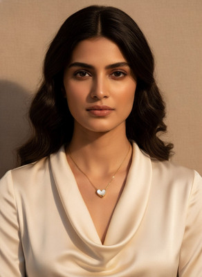 The Elvia CHN-00104 Gold-plated Stainless Steel Pendant