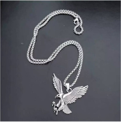 P. R. PRINTS 1 Pendant Locket, Silver Alloy Pendant Set