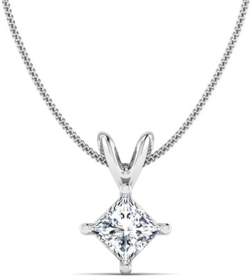 LORDS JEWELS Pendant & Earrings Jewellery Set crafted in 92.5 Silver |Gift For Women & Girls Sterling Silver Cubic Zirconia Sterling Silver Pendant Set