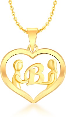 house of common initial Letter pendant for women stylish pendant Gold-plated Brass Pendant