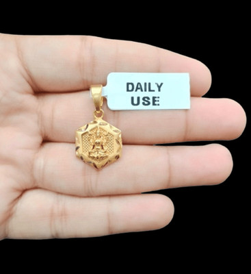 DIVS FASHION LAXMIJI PENDANT WITH GOLD PLATED Gold-plated Brass Pendant