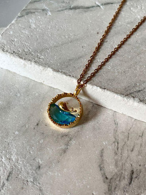 Vriva Jewels Gold-plated Alloy Pendant Set