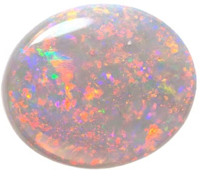 APSLOOSE 10.25 Ratti 9.87 Crt Natural Opal Stone Oval White Australian Opal Gemstone Opal Stone
