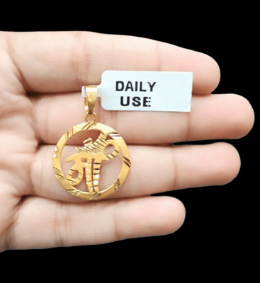 DIVS FASHION MAA ROUND STYLE PENDANT Gold-plated Brass Pendant