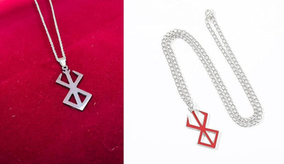 VedantBharart Geometric Pendant ,Stainless Steel Chain,Modern Design, Locket Set Silver Silver Alloy