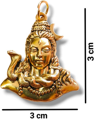Vanishree World Shiva/Shiv/Mahadev/Shankar Bholenath Mahakaal Bahubali Shivling Inspired Gold-plated Alloy Locket