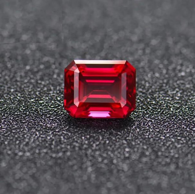 jemskart 7.25 Ratti / 6.25 Carat Manik Stone Certified Natural Burma Ruby Loose Gemstone Ruby Stone