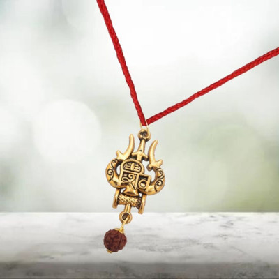 Kuttumb Gems & Jewels Gold-plated Brass Pendant Set