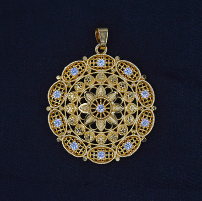 gvg Locket Gold-plated Alexandrite Alloy Pendant