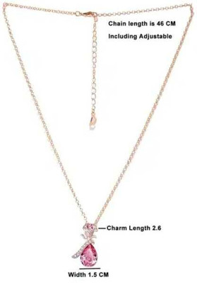 naitika arts Gold-plated Swarovski Crystal Alloy