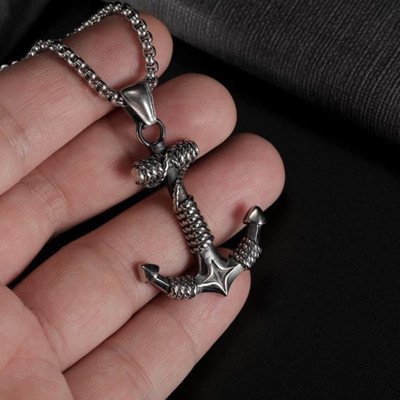 m a enterprises Silver Pendant for Men and Women Stylish Biker/Party Wear Locket Rhodium Stainless Steel Pendant