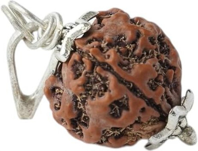uniworldwide 5 Mukhi Nepali Certified Rudraksha From Indonesia Wood Pendant