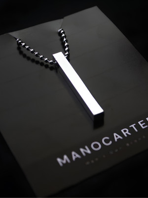 Manocarter Silver Neck Chain Pendant For Boys Men | Lockets For Men | Stainless Steel Pendant