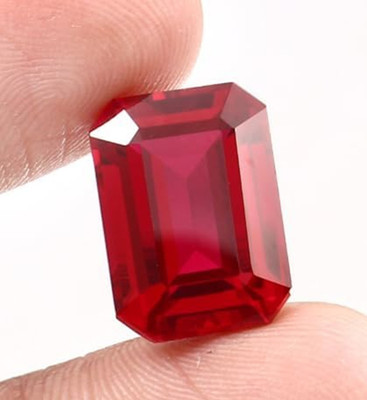 Sidharth Gems 7.25 Ratti 6.00 Carat Natural Burma Ruby Manik Birthstone Stone Original Ruby Stone