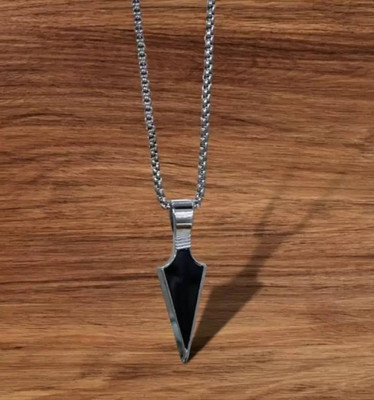 Faizam Collection Arrow Pendant Locket For Boys, Girls & Bikers Silver Alloy Pendant