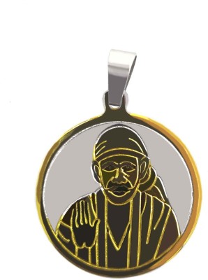 shinde exports Shirdi sai baba pendant locket for men women Brass Stainless Steel Locket