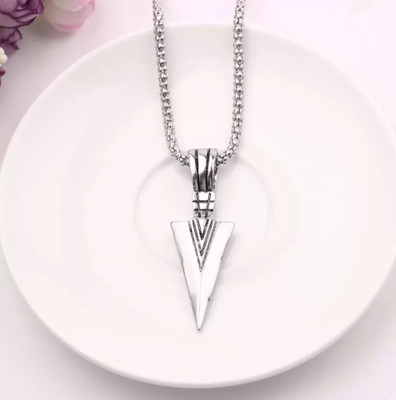 JS Enterprises locket for men boys Pendant for Men boyfriend neck Chain necklace stylish Silver Stainless Steel Pendant