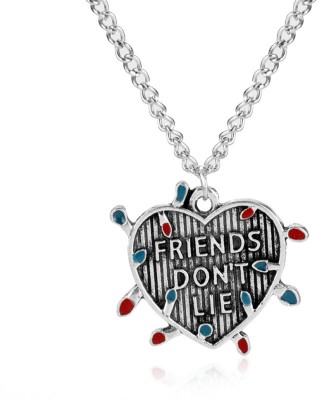 RVM Jewels Stranger Things Inspired Friends Dont Lie Friendship Day Pendant Necklace Alloy