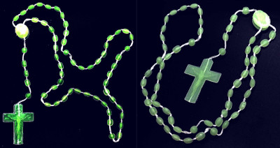 Dynamic Retail Global Jesus Cross Radium Locket Pendant Necklace Religious Jewellery Christmas MA443 Crystal Pendant Set