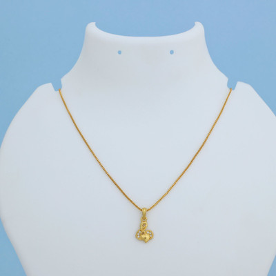 ecolox gold chain with heart pendant Gold-plated Alloy Pendant Set