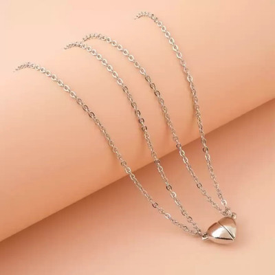 m a enterprises F 285_JSE-pendent magnet Silver Stone Pendant Set