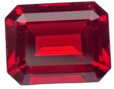 Sidharth Gems 7.25 Ratti 6.25 Crts Natural Ruby Manik Loose Gemstone Birthstone Ruby Stone