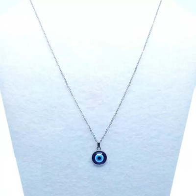 Vanishree World Silver Crystal Pendant Set