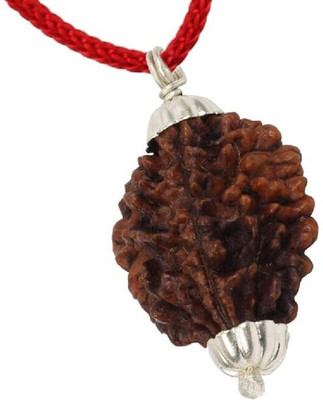 DIVINE SOUVENIRS 2 Mukhi Rudraksha Two Face Rudraksha Nepali Rudraksha Code:3 Wood Pendant