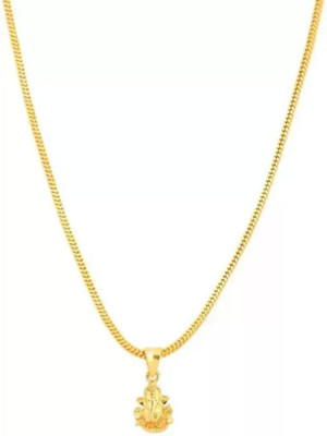 JEW-BB Beautyfull Women Dil pandant With Chain Gold-plated Crystal Brass Pendant