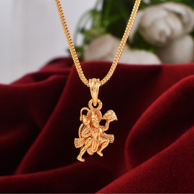 PYR JEWELS Gold-plated Brass Pendant Set