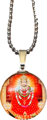 Shashank Soul KHATU SHYAM BABA PENDANT HARE KA SAHARA RELIGIOUS PENDANT JAI SHRI KRISHNA Silver Brass Locket Set