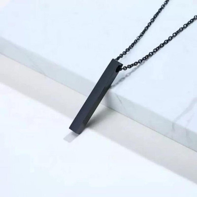 m a enterprises Rhodium, Sterling Silver Stone Pendant Set