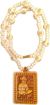 Teeragaj Hanuman Bageshwar dham locket with Moti printed Tulsi Mala Wood Locket