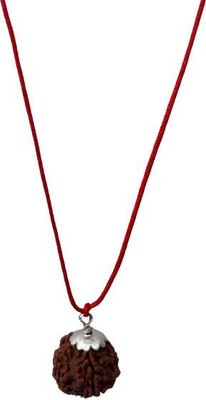 Malas Collection Malas Collection Panchmukhi Rudraksha Locket Wood Locket
