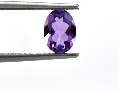 TODANI JEMS 7.25 carat Natural & lab Certified Stone For Unisex Amethyst Stone