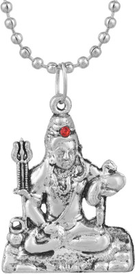 Armoise Pendant Locket Stylish, Fancy Silver Alloy Pendant Set