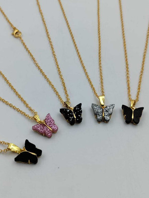 SB ENERTPRISE Pavitra Gold-plated Beads Brass Locket Set
