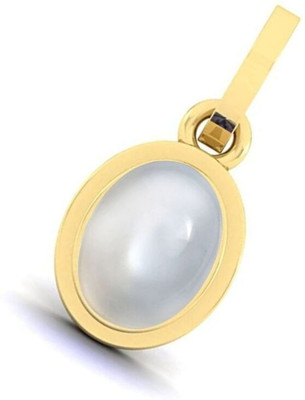 Gemzonite Gold-plated Moonstone Brass Pendant