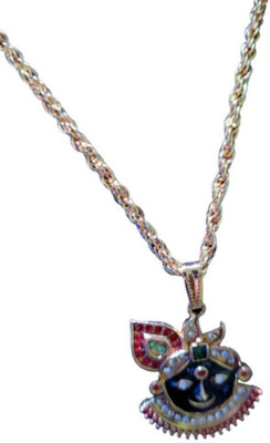 Armoise Trending Pendant locket & Stylish Locket Chain Silver Alloy