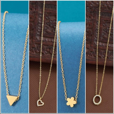 ELCETRATD JEWELLERY sima Alloy Pendant Set