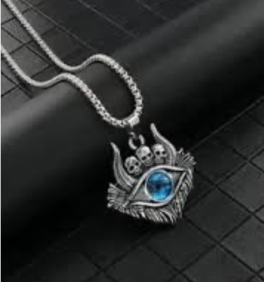 TODANI JEMS Thriling Evil Eye Pendant Stainless Steel Locket Set