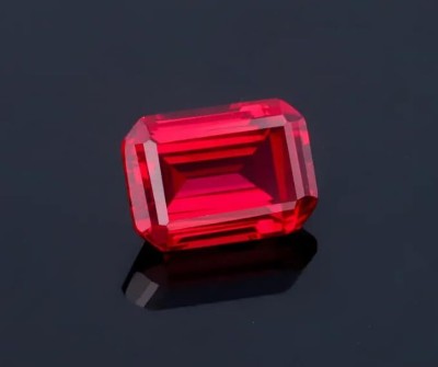 SIDHGEMS 11.25 Ratti 10.25 Crts Ruby Manik Stone Certified Burma Ruby Loose Stone Ruby Stone