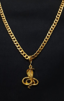 preetkala Snake ONLE & SEHVANG CHAIN Gold-plated Diamond Alloy Pendant Set