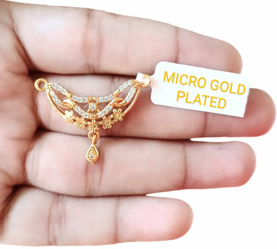 SAPNAPALACE BEAUTY GOLD PLATED MANGALSUTRA PENDANT Gold-plated Brass Locket