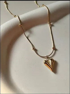 Komea Jewels Anti- Tarnish Gold Plating Chain Gold-plated Stainless Steel Pendant