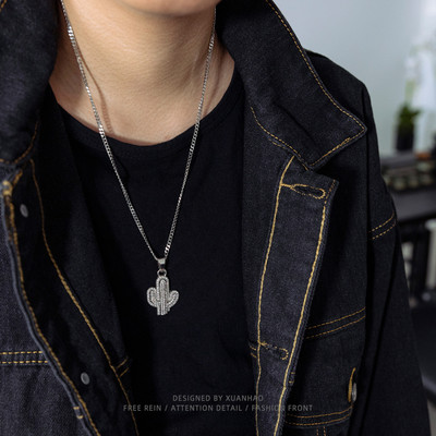 Salty Alpha Secret Key Neck Chain for Men & Boys | Long Necklace | Aesthetic Jewellery Stainless Steel Locket Set